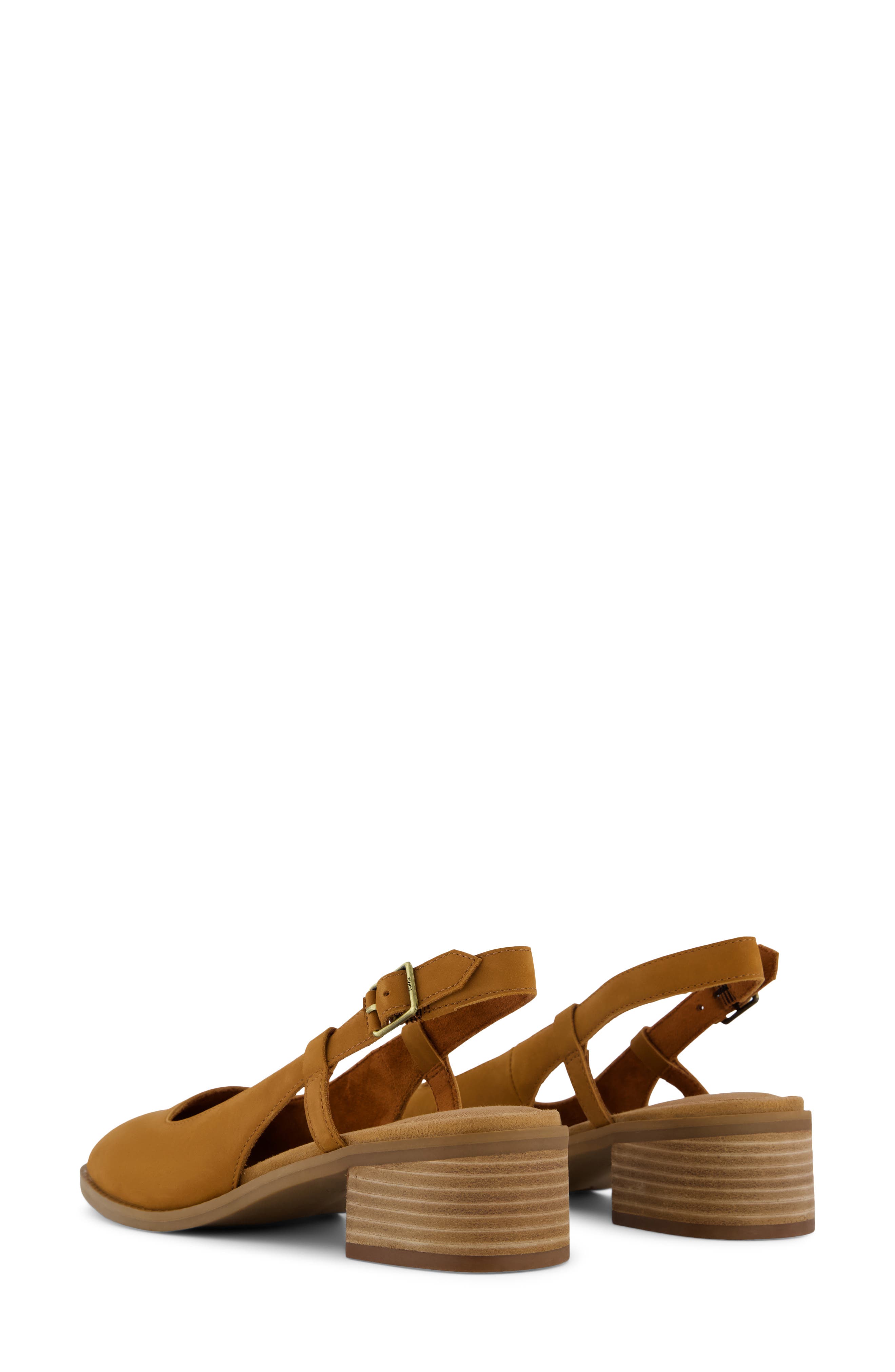 TOMS Jaclyn Slingback Pump, Alternate, color, Brown