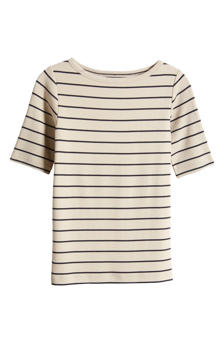 NIC+ZOE Wide Stripe Cotton Blend Top, Alternate, color, 