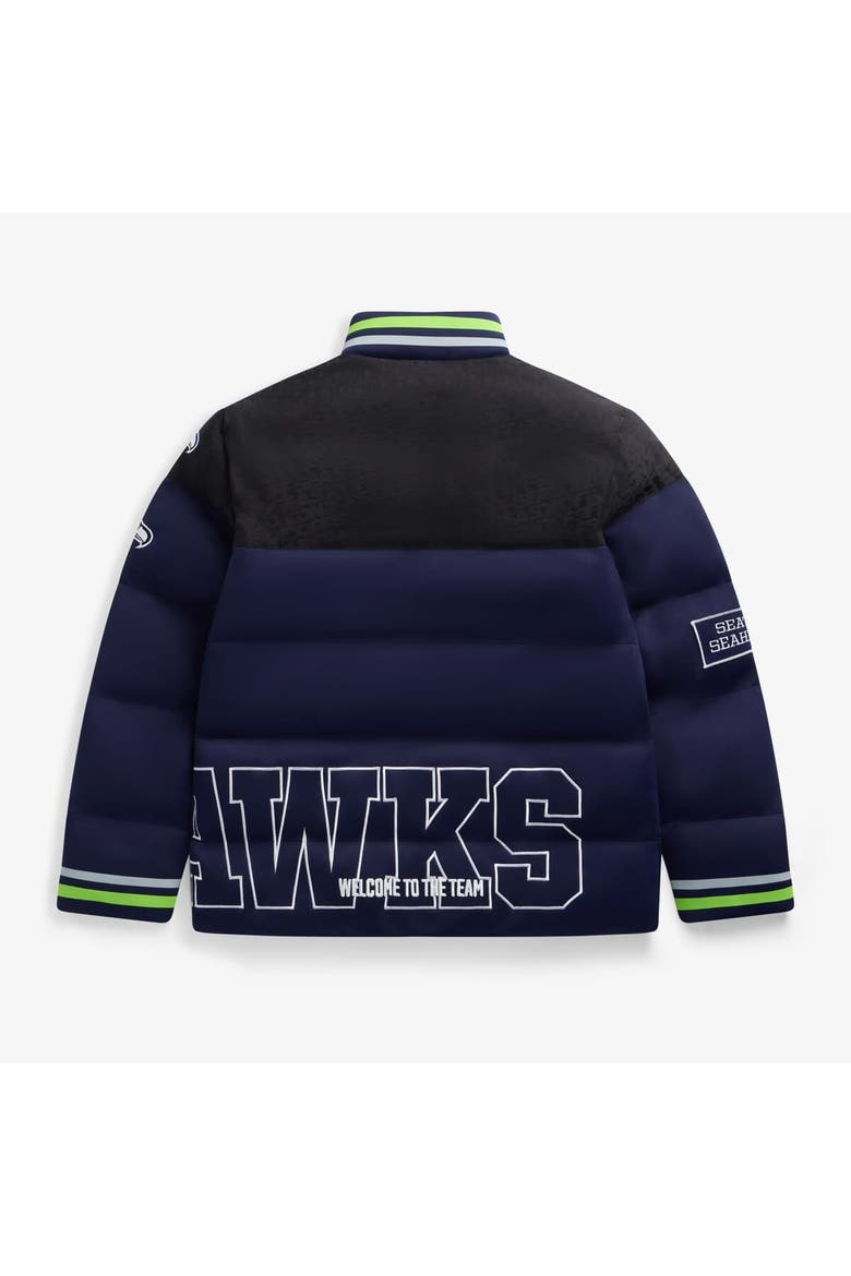 Unisex  College Navy Seattle Seahawks Team Puffer Jacket, Alternate, color, College Navy