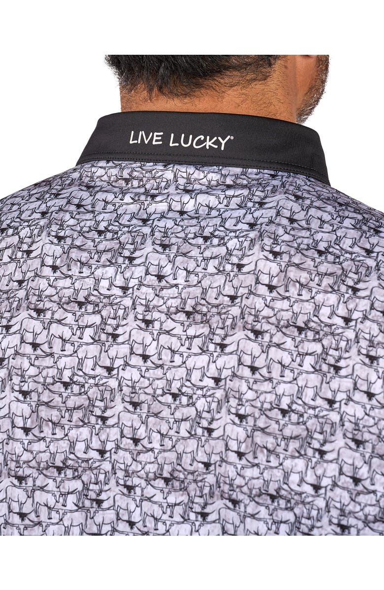 Black Clover Longhorn Polo, Alternate, color, Black