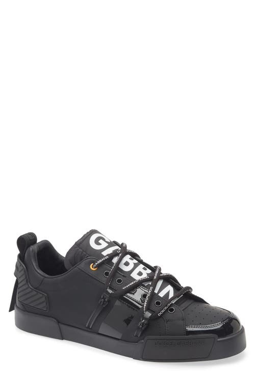 Dolce & Gabbana Sneakers Low Top Perforated Toe In Multi