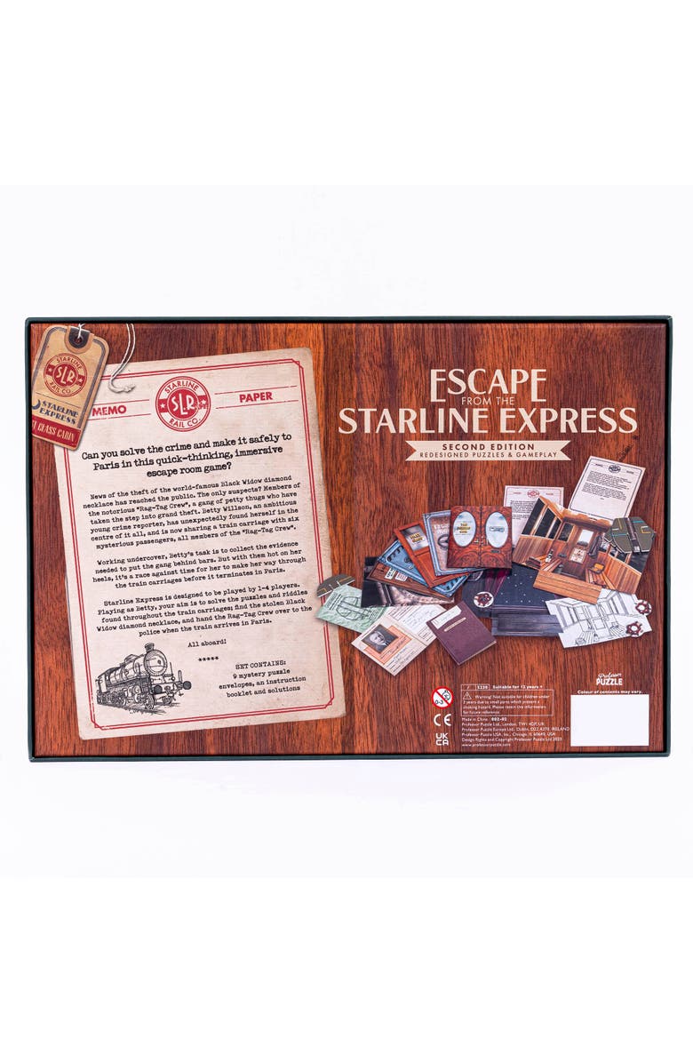 Professor Puzzle Escape Starline Express 2nd Ed Escape Room Game, Alternate, color, Multicolored