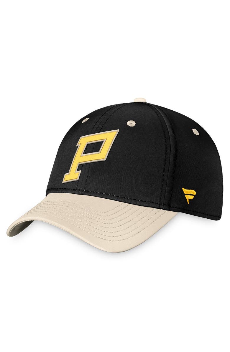 FANATICS Men's Fanatics Branded  Black/Cream Pittsburgh Penguins 2023 NHL Winter Classic Flex Hat, Main, color, 