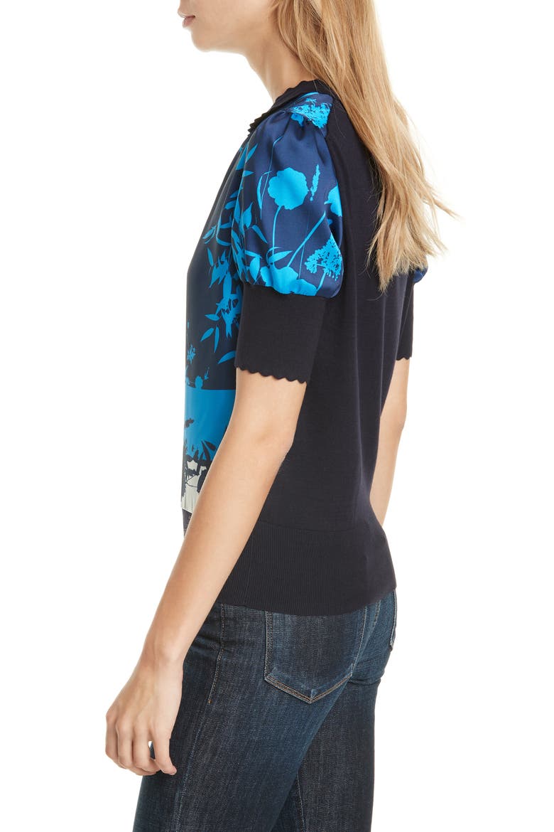 Mehino Bluebell Sweater, Alternate, color, NAVY