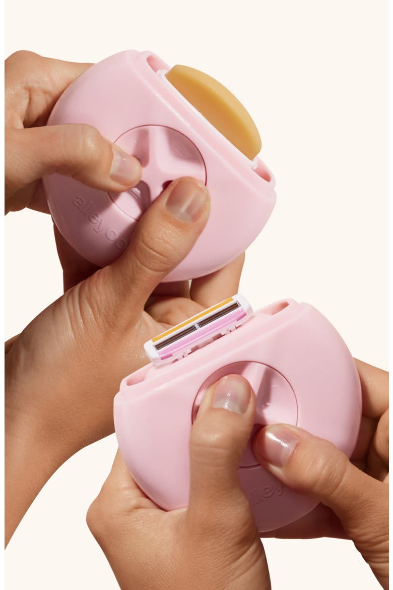 All-in-One Portable Razor, Alternate, color, DUSTY PINK