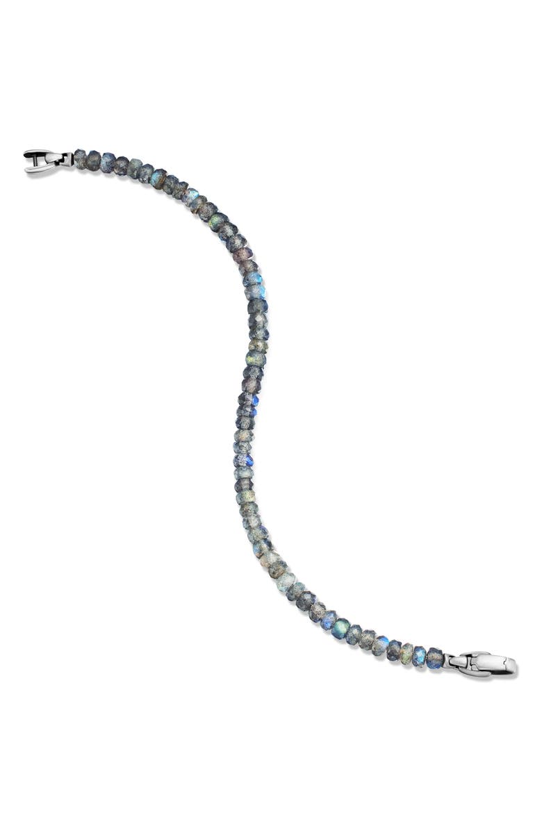 David Yurman Labradorite Beaded Bracelet, Alternate, color, Silver/ Labradorite