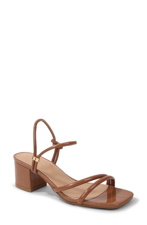 Elayna Strappy Cube Heel Sandal (Women)