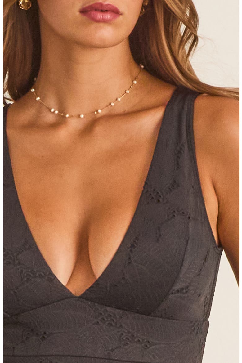 V-Neck DD/E Cup Jacqueline One Piece, Alternate, color, Black