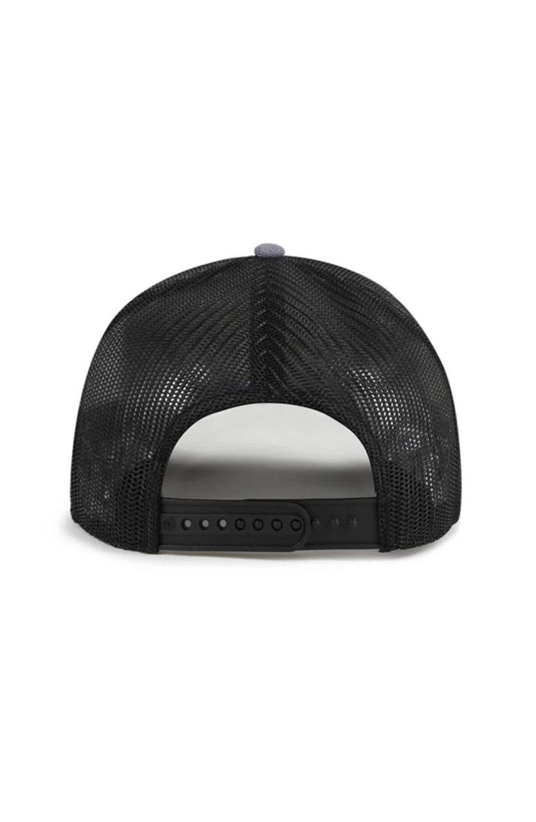 '47 Men's '47 Charcoal Milwaukee Brewers Carbon Rope Trucker Adjustable Hat, Alternate, color, Charcoal