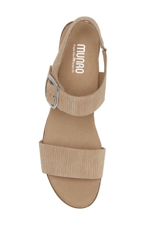 Munro Cleo Sandal In Cappuccino