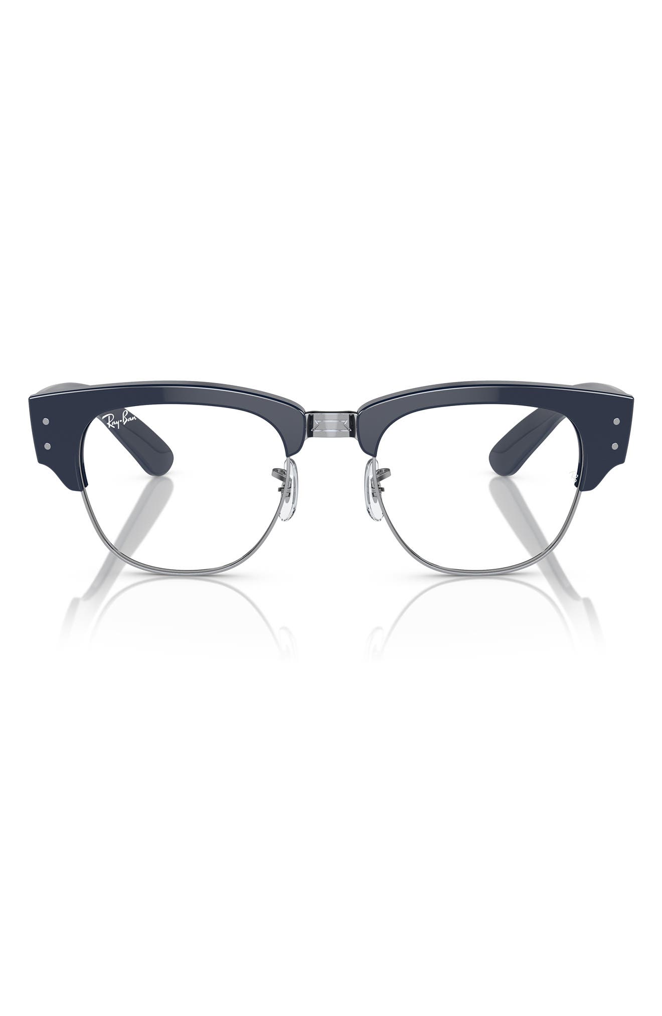 50mm Mega Clubmaster Square Optical Glasses