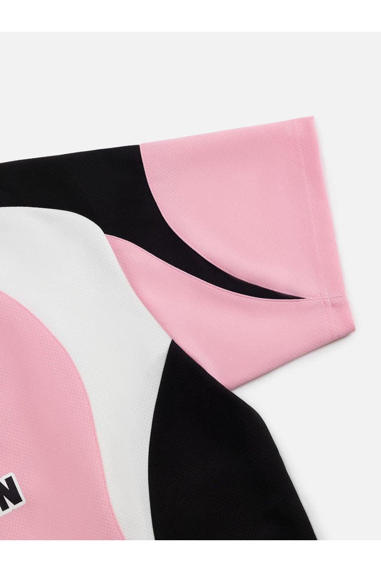Color Blocking Raglan Sleeve Tee, Alternate, color, Pink
