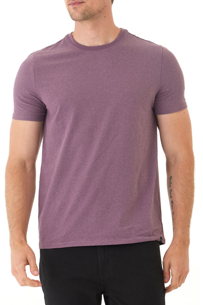 Soloman Luxe Jersey T-Shirt, Main, color, HEATHER ULTRA MAROON
