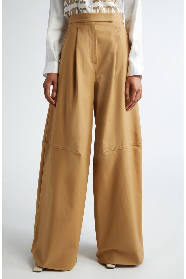 Avoriaz Wide Leg Trousers, Main, color, HONEY