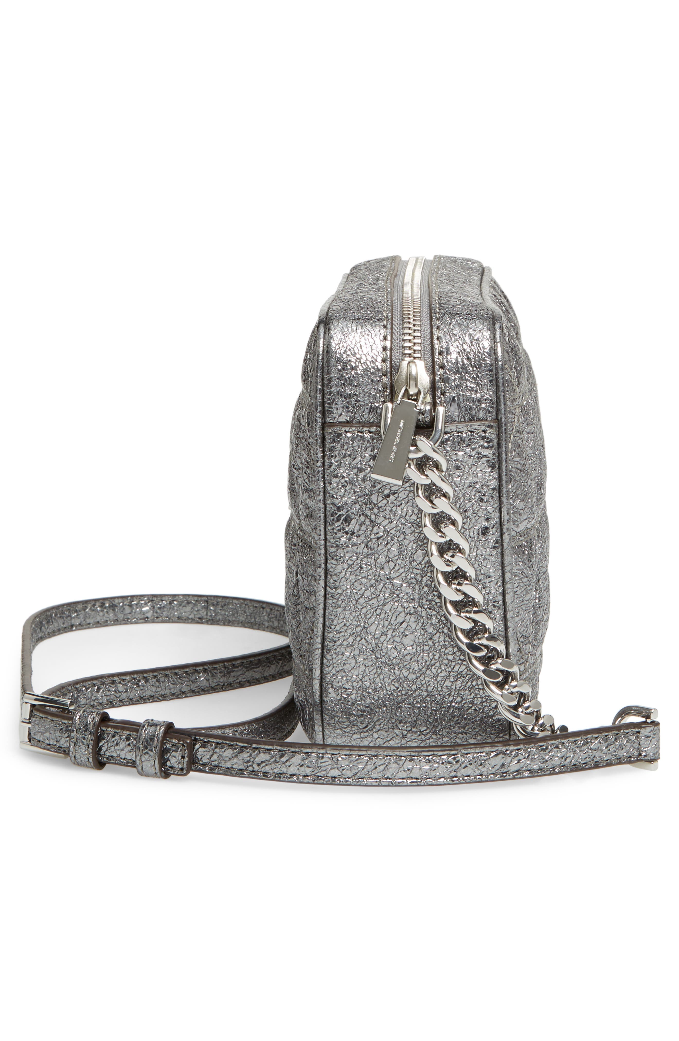 MICHAEL Michael Kors Medium Ginny Leather Camera Bag, Alternate, color, 