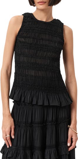 Marion Pleated Sleeveless Top