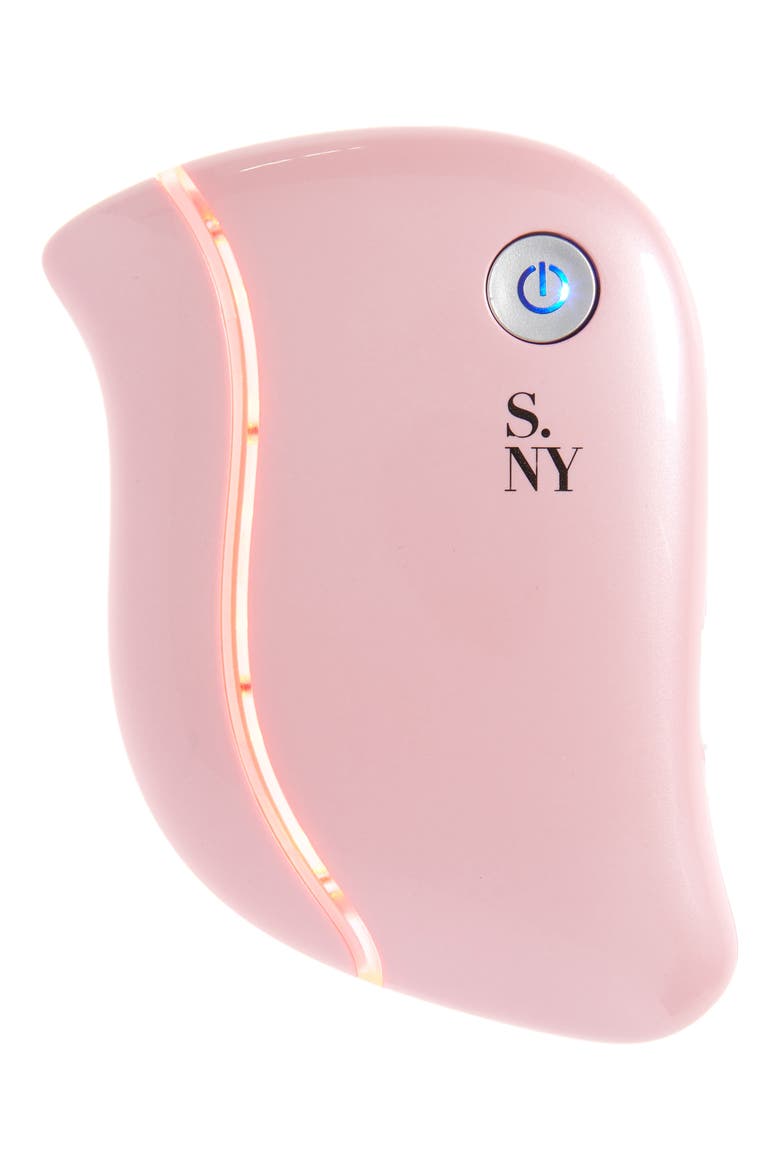 Solaris Labs NY It's Lit LED Gua Sha Facial Massager, Main, color, PINK