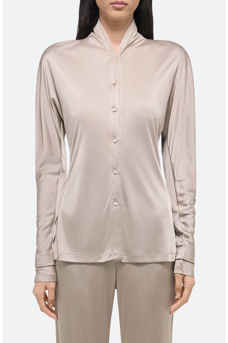 Infinity Button-Up Shirt, Main, color, DUNE - V0Z