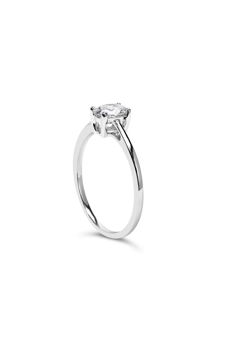 14K White Gold 1/2 Cttw Lab Grown Diamond Engagement Ring, Alternate, color, White