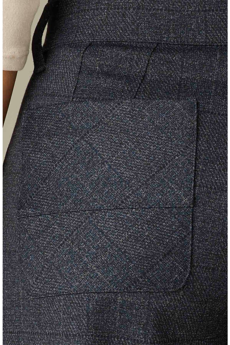 Whitney Skyrise Flat Front Wide Leg Pants, Alternate, color, NAVY