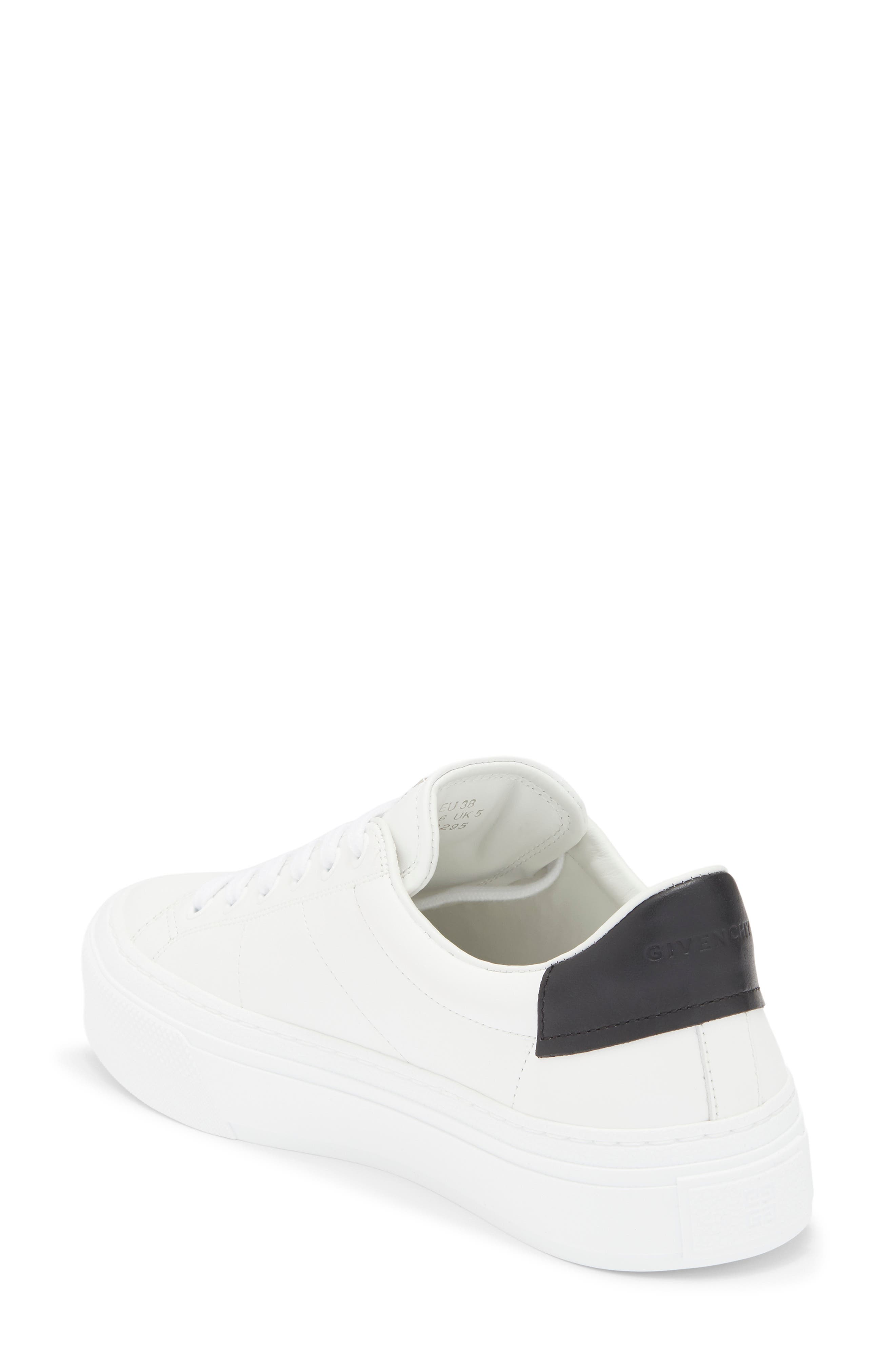 Givenchy City Platform Sneaker, Alternate, color, White Black