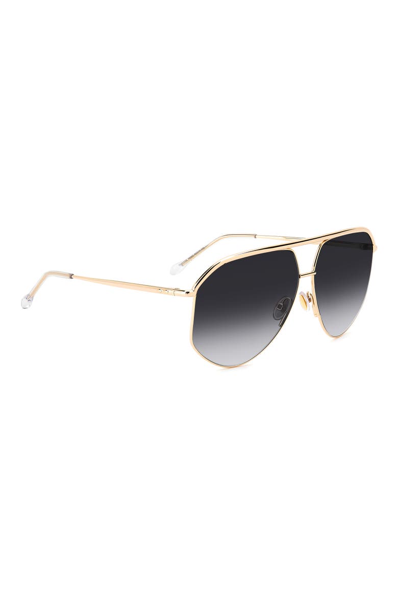 Wild Metal 64mm Gradient Oversize Aviator Sunglasses, Alternate, color, 0000-9O
