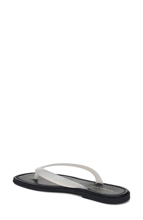 Veronica Beard Clea Flip Flop In Coconut