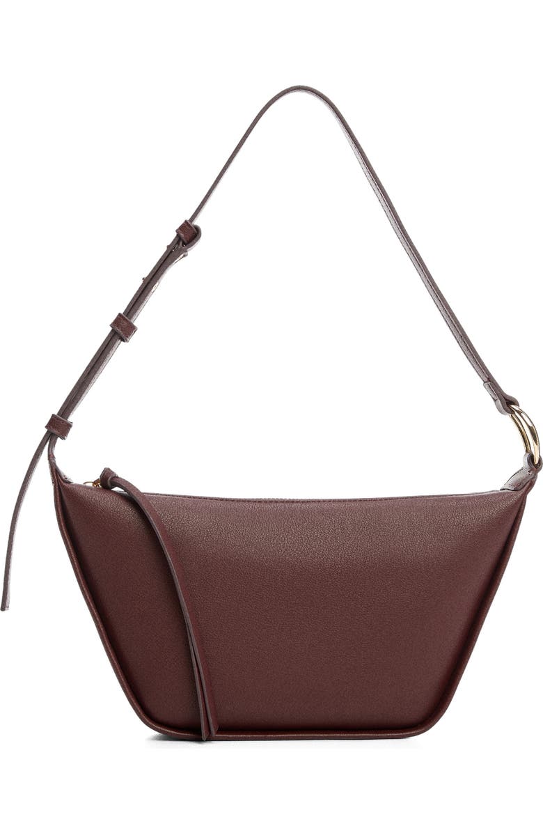MANGO Faux Leather Shoulder Bag, Main, color,