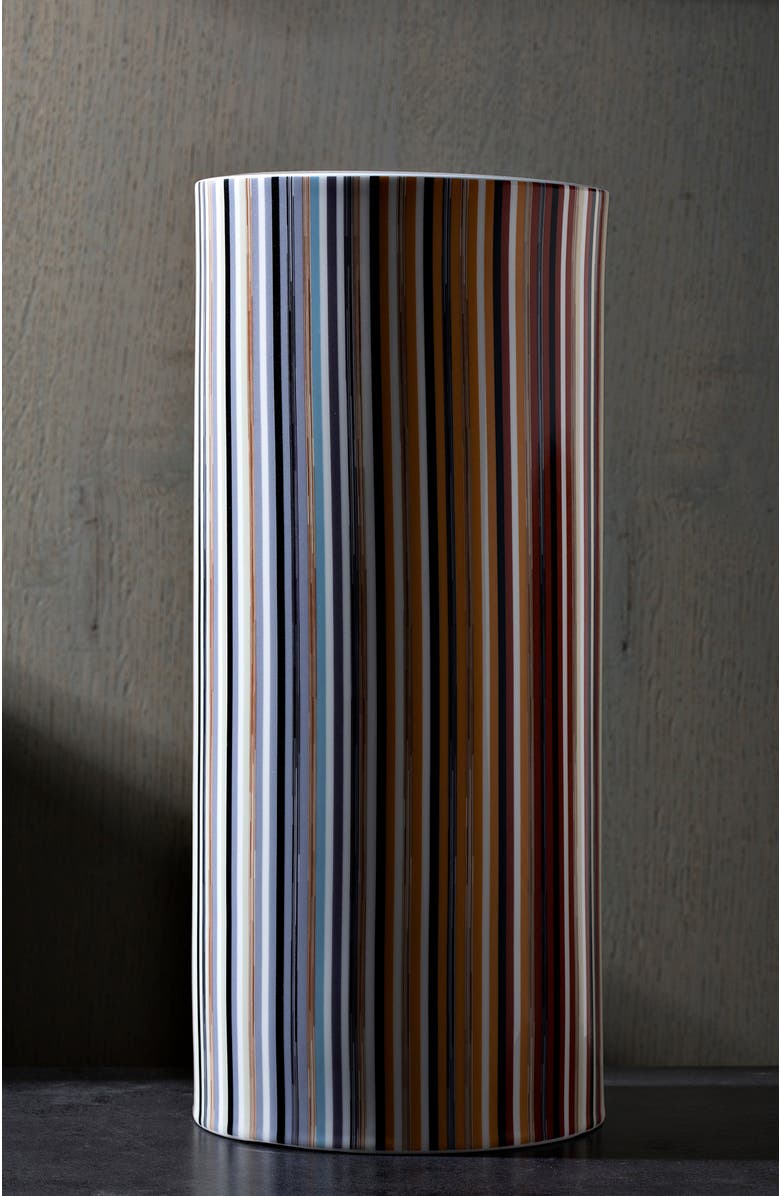 Missoni Home Tableware High Vase STRIPES Jenkins 148 diam. 6.3", H 14", Alternate, color, Multicolor