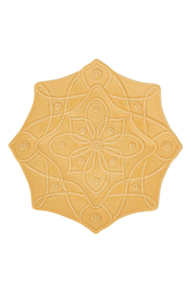 Juliska Jardin du Monde Set of 4 Salad Plates, Alternate, color, Daffodil