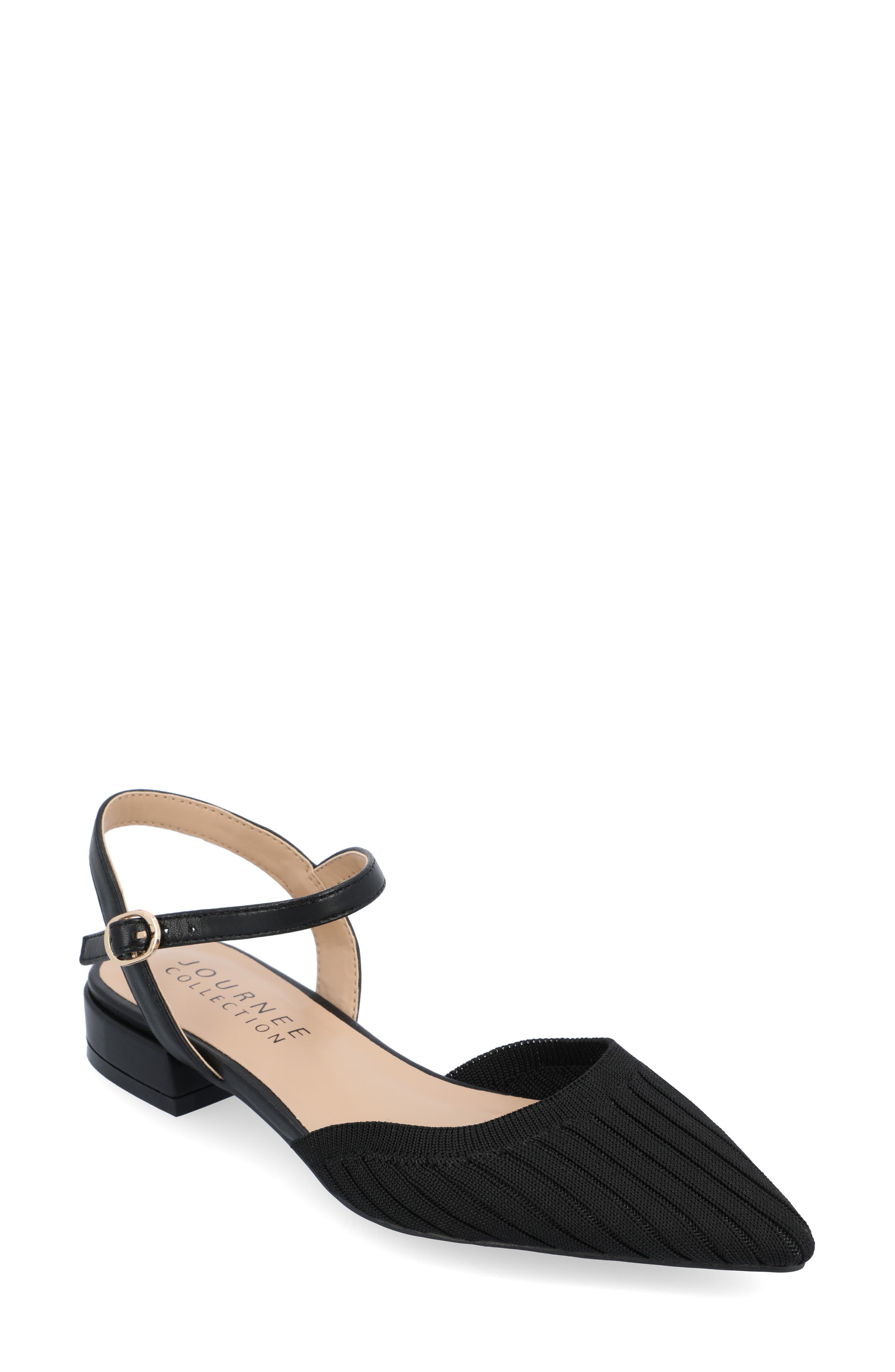Journee Collection Ansley Pointed Toe Pump - Wide Width, Main, color, 