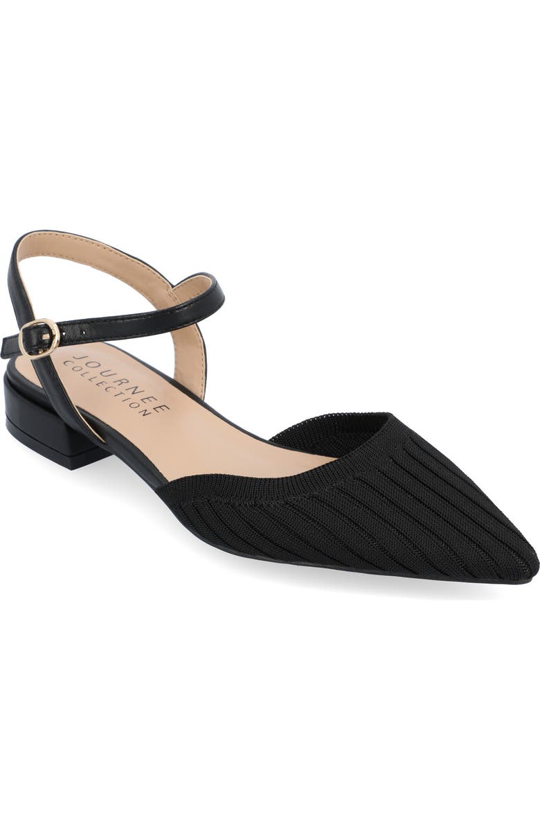 Journee Collection Ansley Pointed Toe Pump - Wide Width, Main, color,