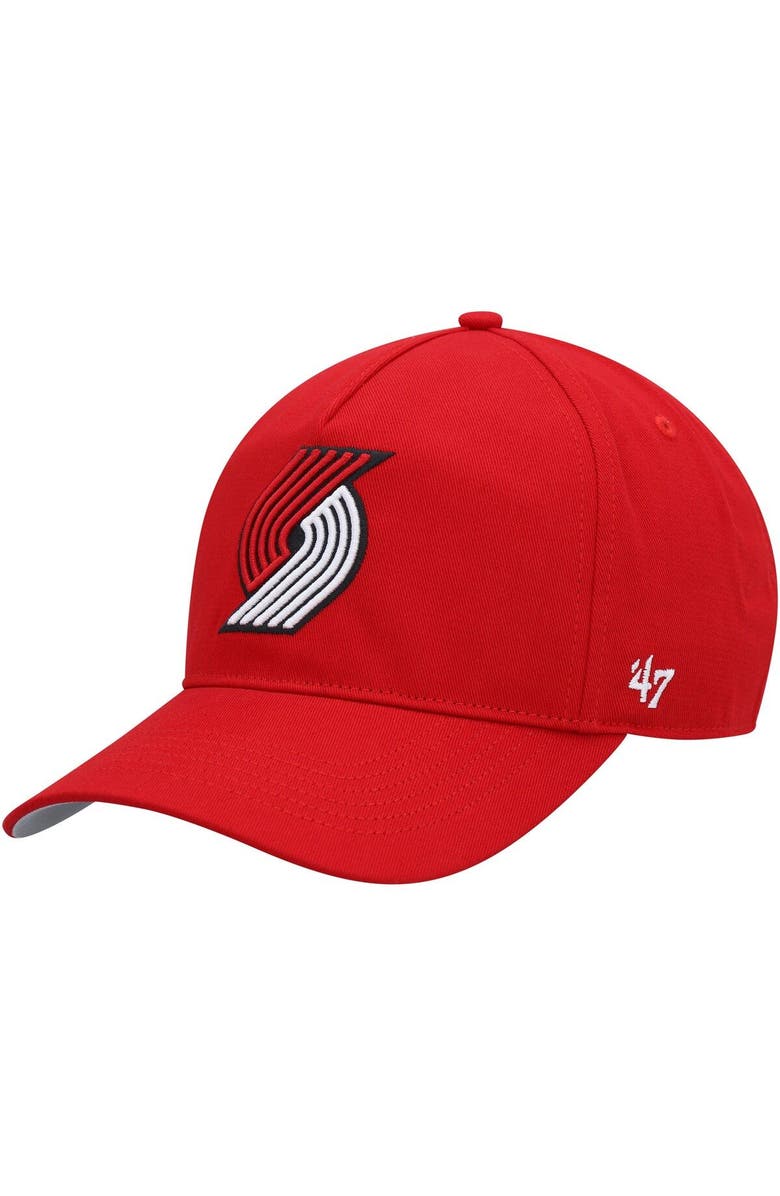 '47 Men's '47 Red Portland Trail Blazers Hitch Snapback Hat, Main, color, Red