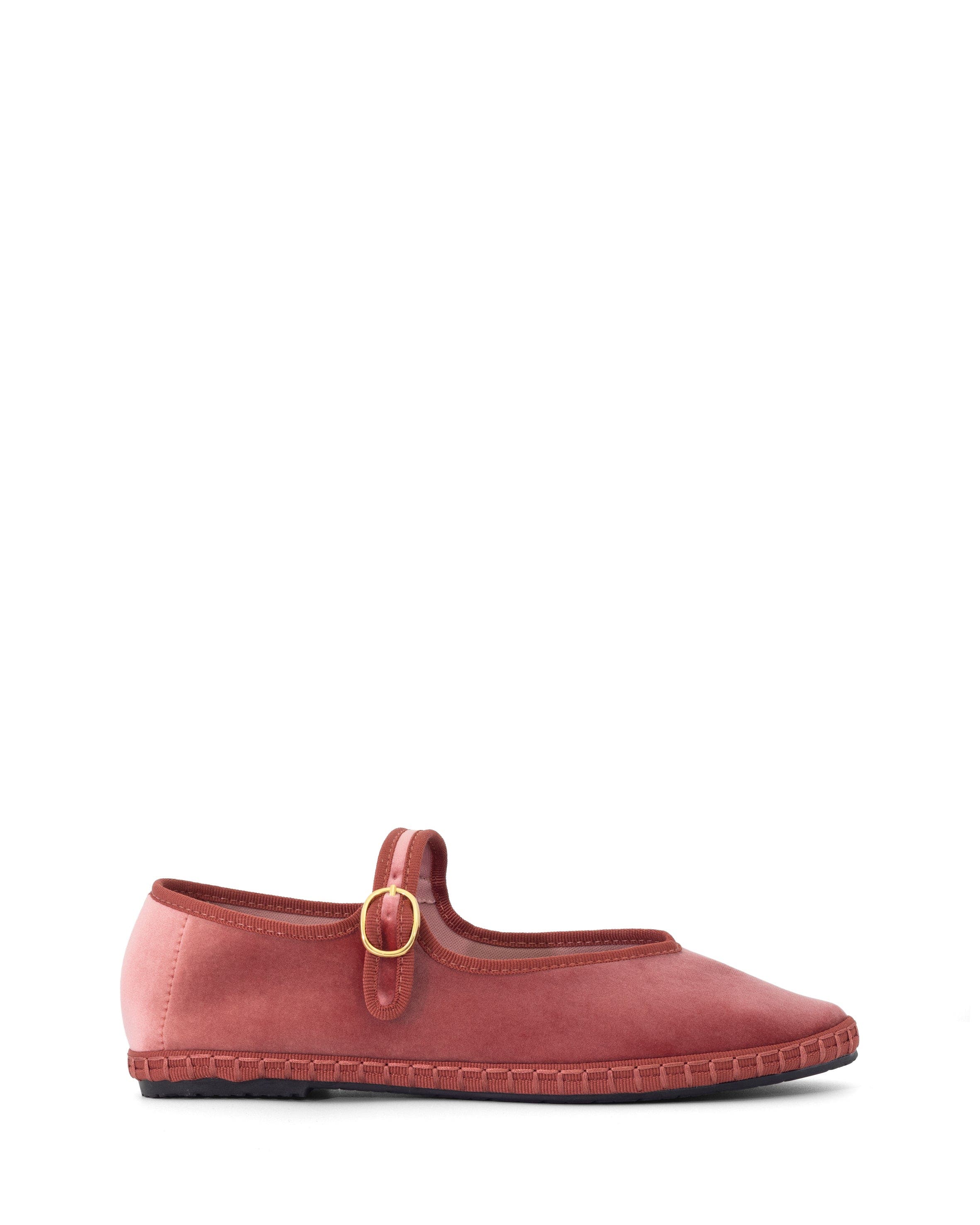 ALEGRIA Round Toe mary jane ballet flats, Alternate, color, Rose Velvet