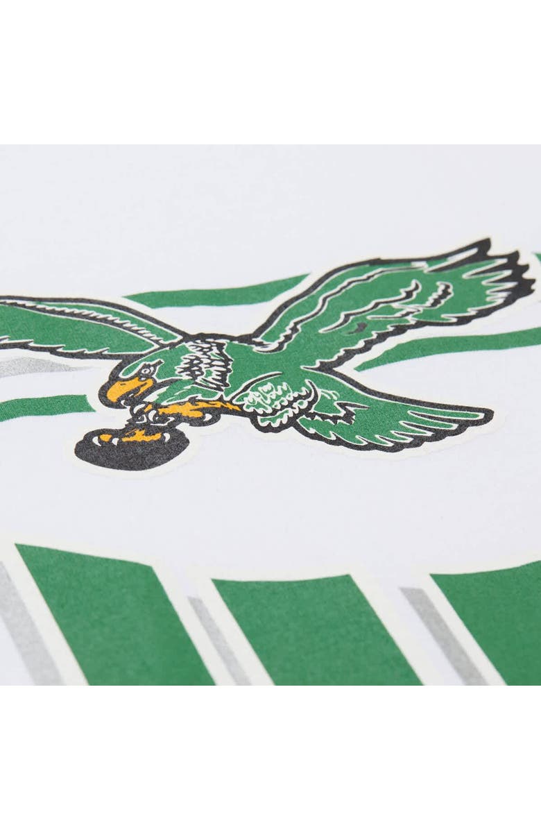 Mitchell & Ness Men's Mitchell & Ness Reggie White White Philadelphia Eagles Name & Number Team Origins Vintage Logo T-Shirt, Alternate, color, White