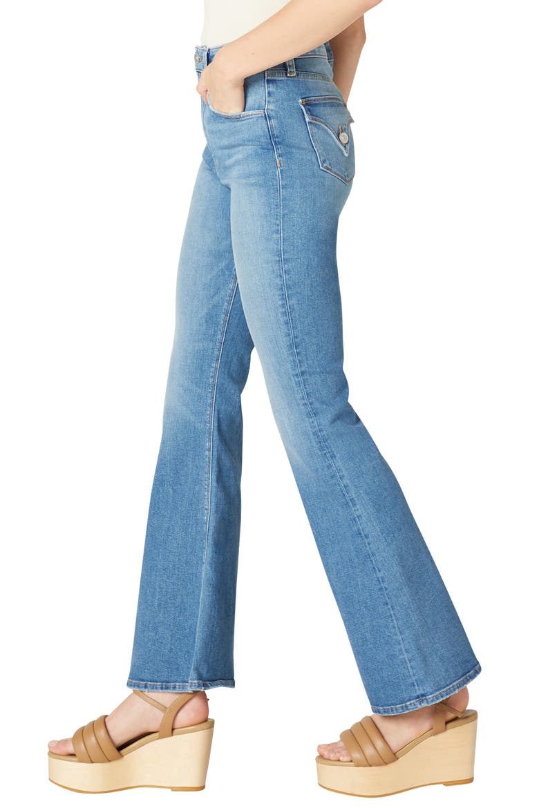 Jeans Holly High Waist Flap Pocket Flare Leg Jeans, Alternate, color, DREAM LOVER