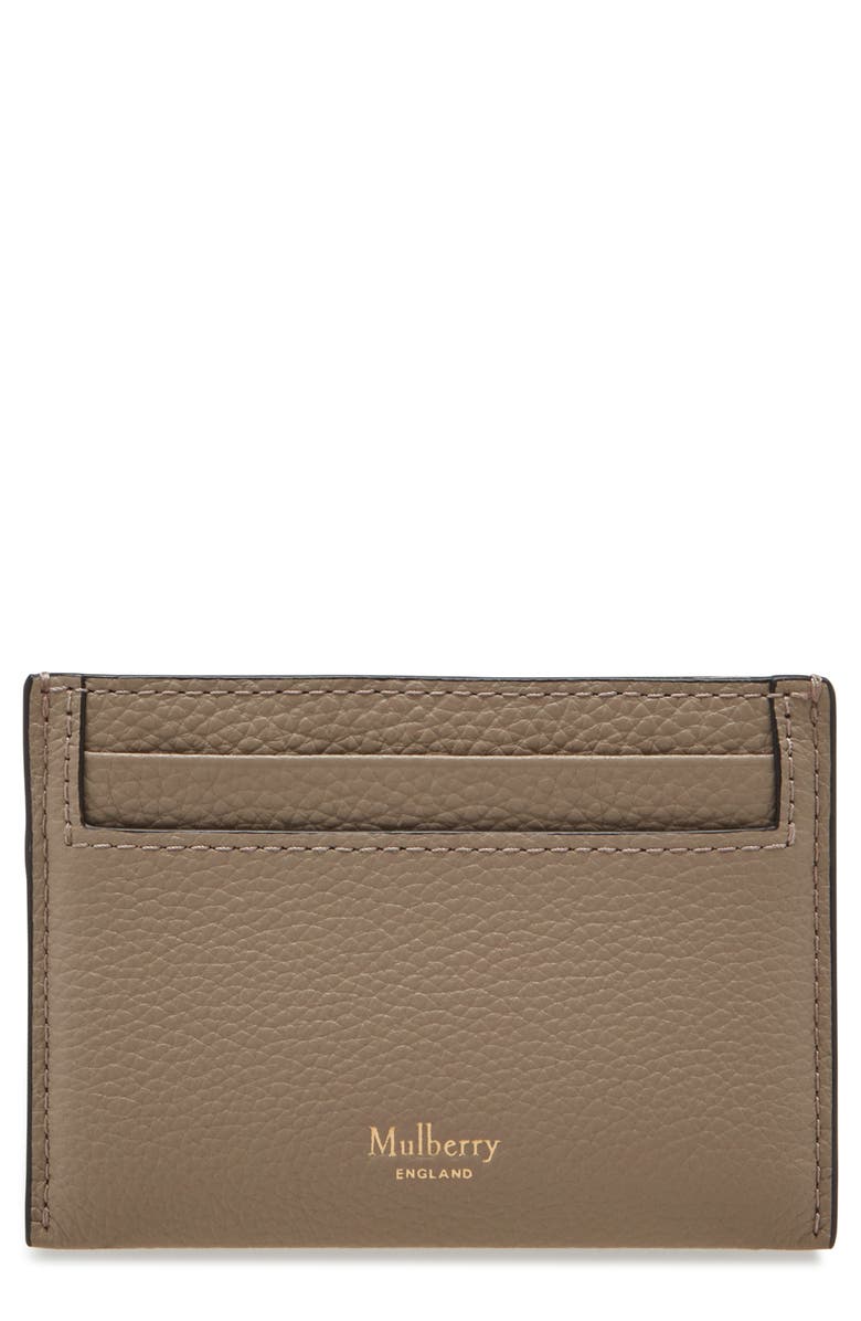 Mulberry Leather Card Case, Main, color, 