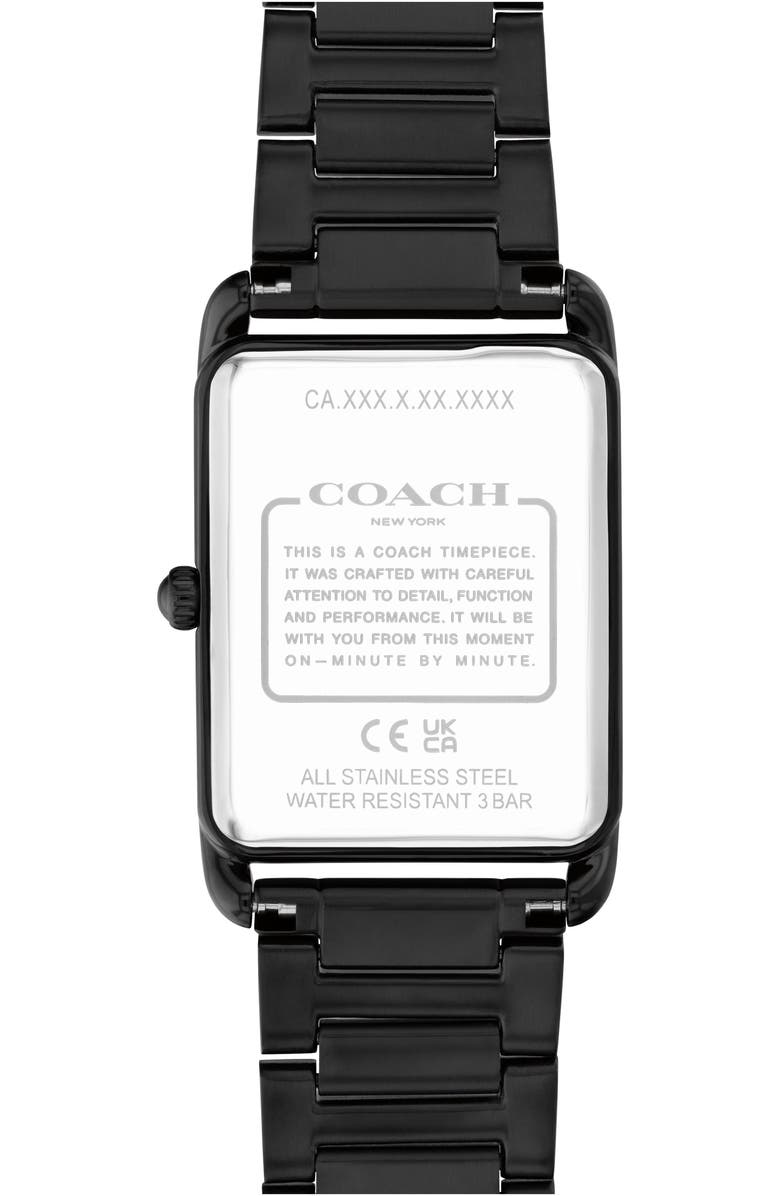 COACH Elliot Bracelet Watch, 26mm, Alternate, color, Black