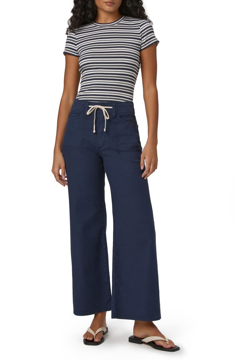 Ari Drawstring Wide Leg Pants, Alternate, color, VNVYSEASCP