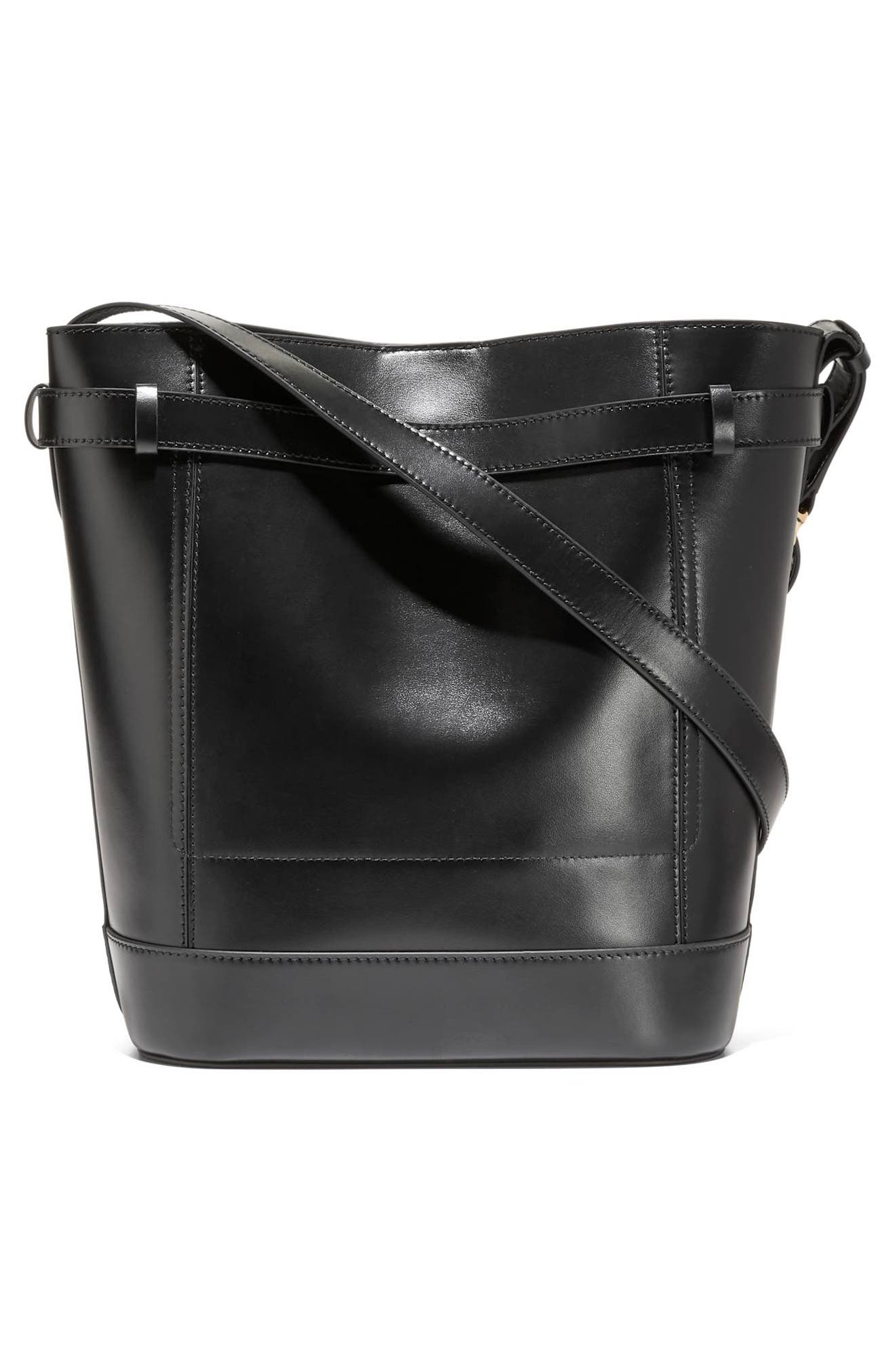 Cole Haan Alexandria Leather Bucket Bag, Alternate, color, 