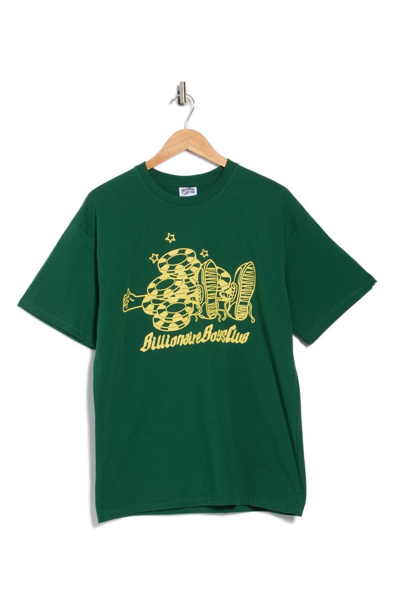 Billionaire Boys Club Poker Nights Graphic Short Sleeve T-Shirt, Alternate, color, Eden