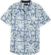 Roark Journey Floral Short Sleeve Button-Up Shirt