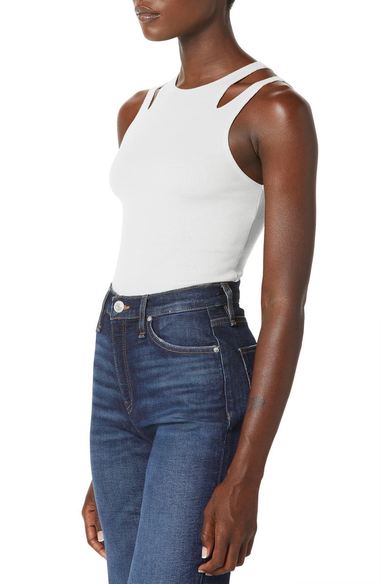 Hudson Jeans Cutout Rib Tank, Alternate, color,