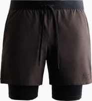 H&M Double-layered Sports Shorts With Drymove