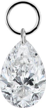 MARIA TASH Pear Diamond Floating Charm