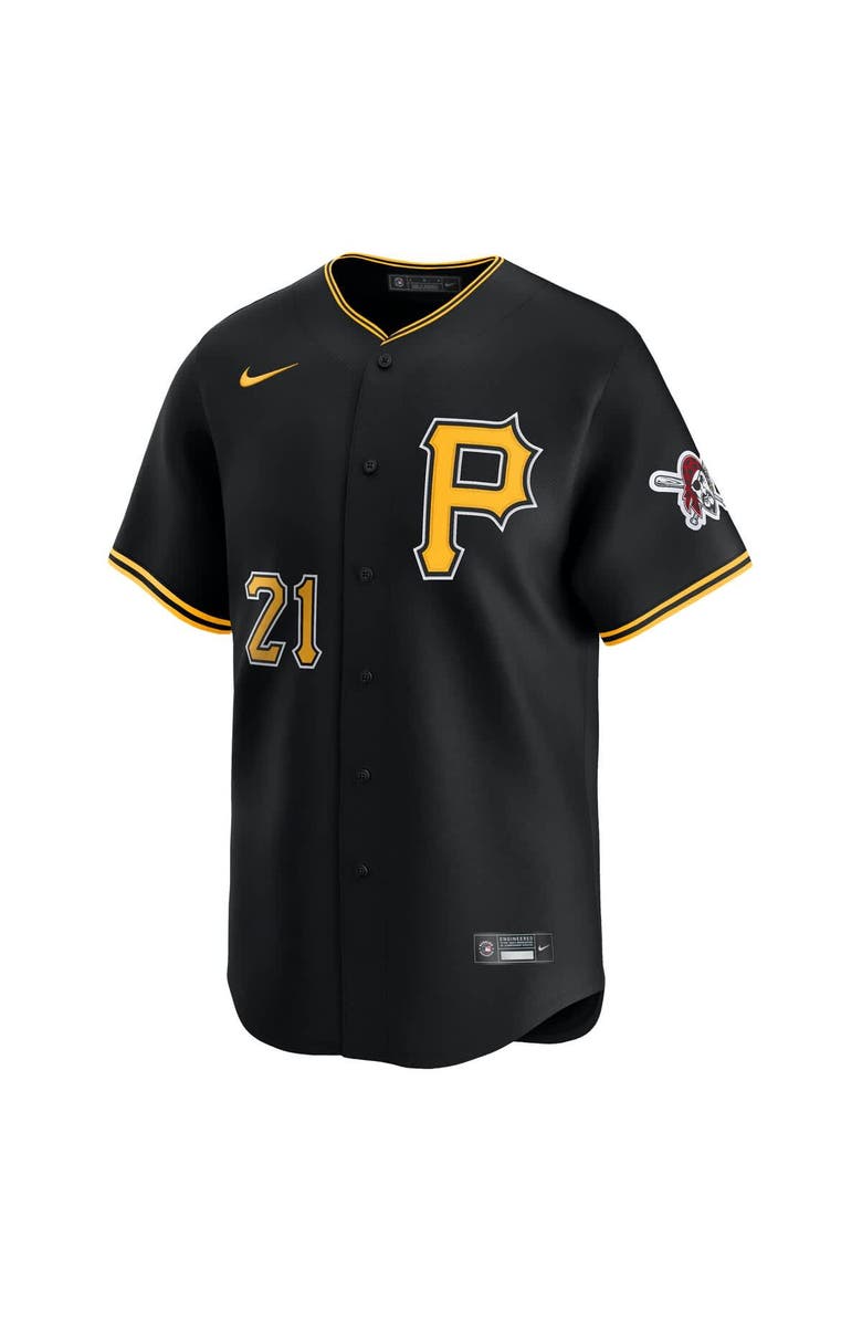Nike Men's Nike Roberto Clemente Black Pittsburgh Pirates Alternate Limited Jersey, Alternate, color, Black