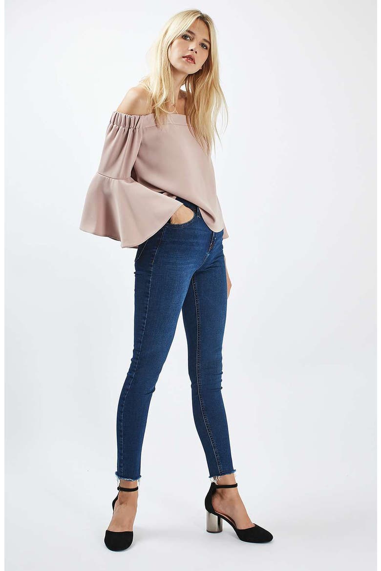 Ella Off the Shoulder Top, Alternate, color, BLUSH