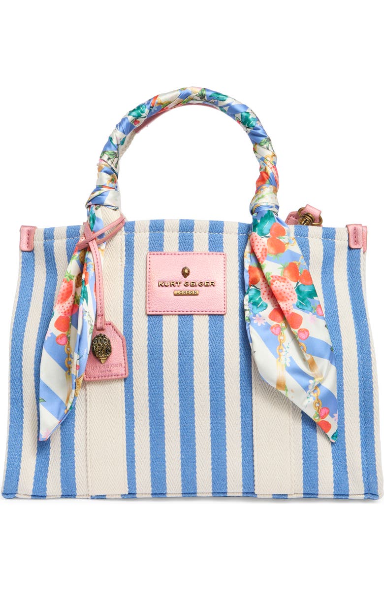 Kurt Geiger London Clapham Tote, Main, color, Open Blue