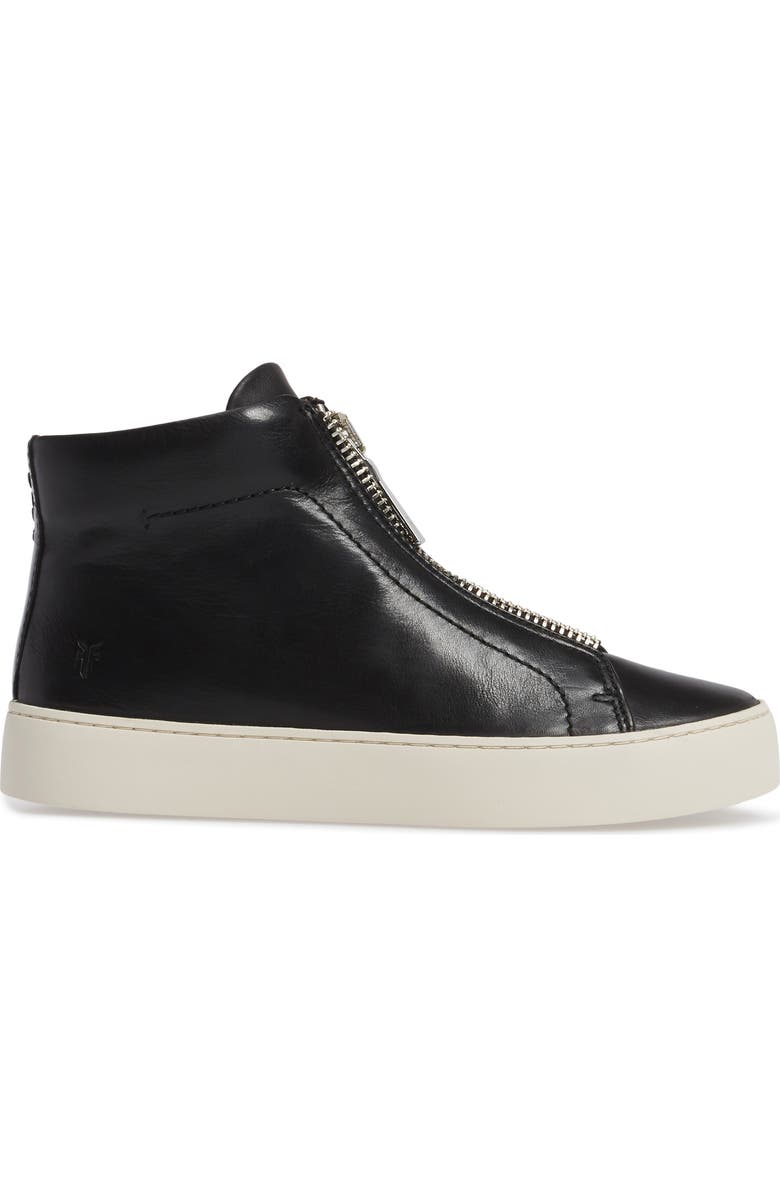 Frye Lena Zip High Top Sneaker, Alternate, color,