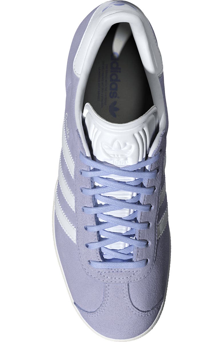 adidas Gazelle Sneaker, Alternate, color, Preloved Fig/ White/ Violet